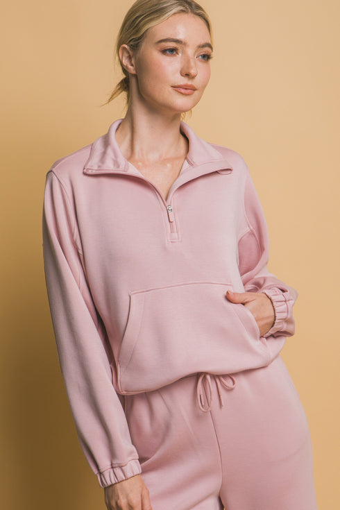 HALF-ZIP PULLOVER